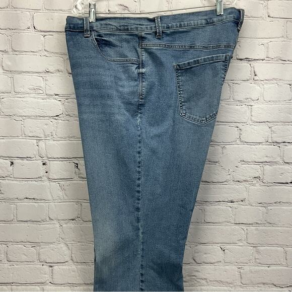 Gloria Vanderbilt Blue Jeans Womens Plus 20W Stretch Boot Cut Med Wash High Rise - Picture 9 of 11